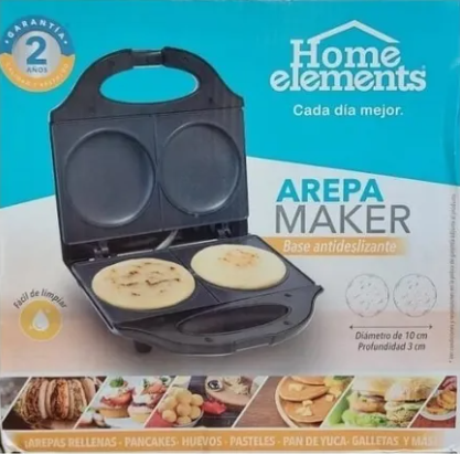 Arepa Maker 2 Puestos Home Elements Tostador De Arepas